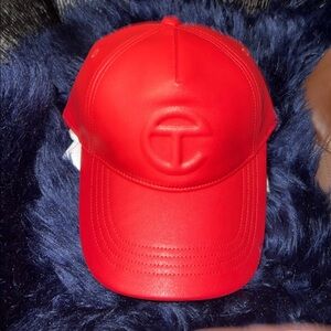Red Telfar hat
